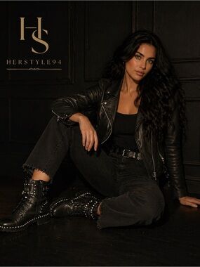 Studded boots